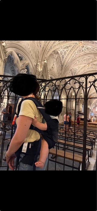 Mochila portabebés senderismo ergonómica - 9m/15kg