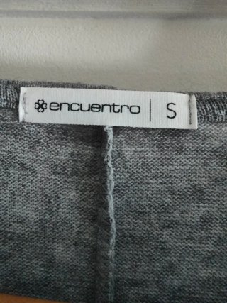 Vestido Berschka gris talla S, pero da más talla