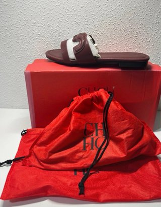 Sandalias Carolina Herrera Marrón