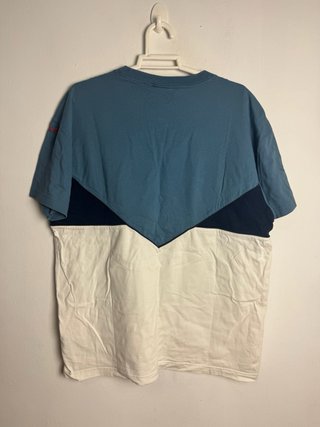 Camiseta Adidas Vintage Azul y Blanca