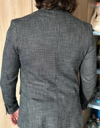 Completo giacca e pantaloni grigio