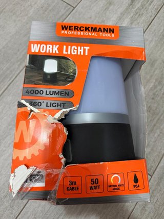 Luz de trabajo WERCKMANN 4000 lúmenes