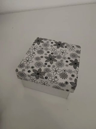 Juego café floral. Caja original. Nuevo
