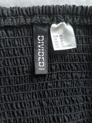 Vestido H&M negro