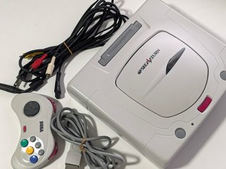 Consola Sega Saturn Blanca Japonesa Model 2