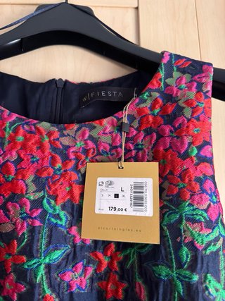 Vestido Fiesta Floral El Corte Ingles talla M