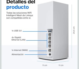 Pack 3 Routers Linksys MX5300 WiFi 6