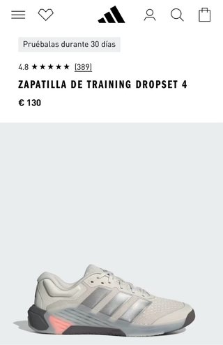 ZAPATILLA DE TRAINING DROPSET 4
