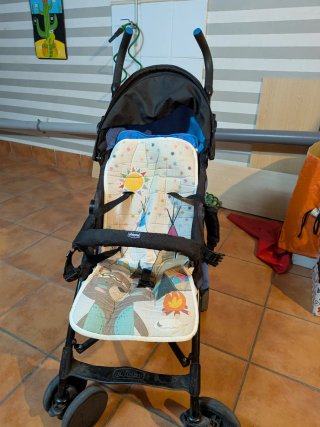 Carrito Chicco plegable azul