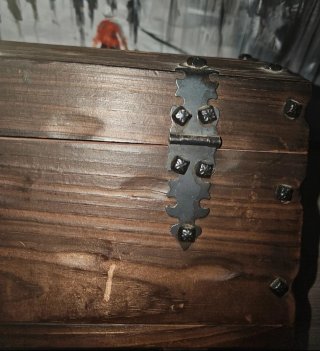 Baúl de madera estilo vintage