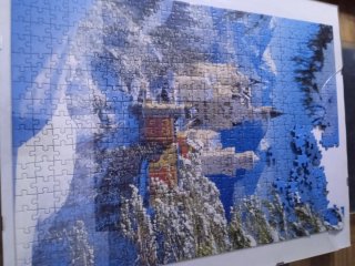 Puzzle Castillo Invierno