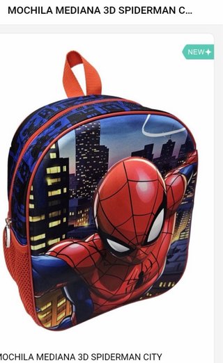 Mochila Spiderman Mediana