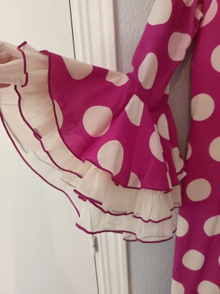Traje de flamenca lunares