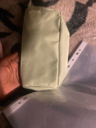 Estuche  rosa Y verde