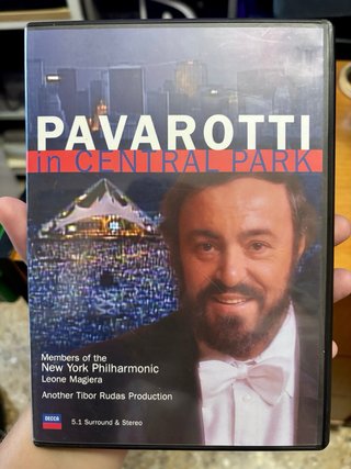 Pack DVDs Pavarotti: Aida 1981 + Central Park 1993
