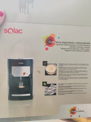 Cafetera Solac 18 BAR monodosis