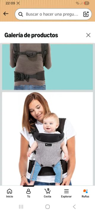 Mochila Portabebés Bebeconfort Gris