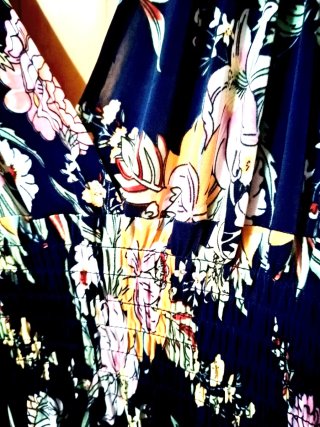 Vestido largo estampado floral Talla única L y Xl