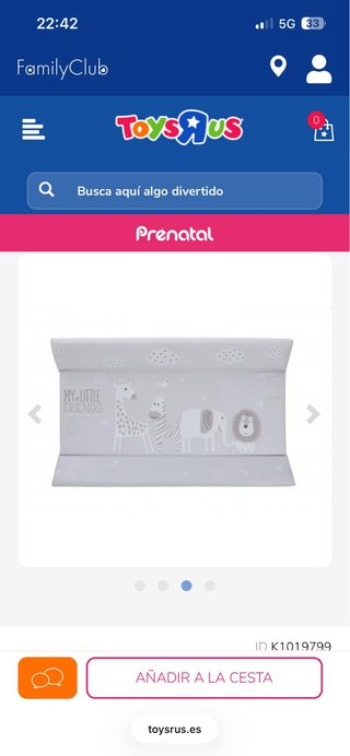 Cambiador bebé con bañera Plastimyr