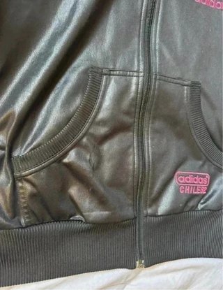 Chaqueta Adidas Chile 62 Negra Rosa Vintage