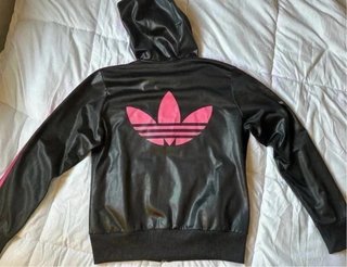 Chaqueta Adidas Chile 62 Negra Rosa Vintage