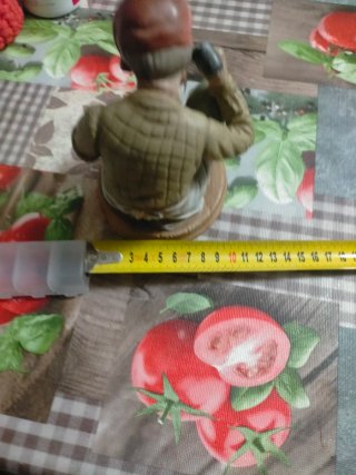 Figura de porcelana artesano con busto