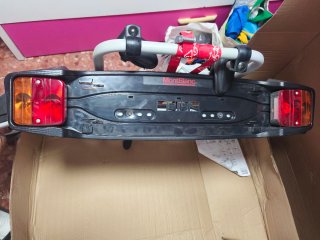 Portabicicletas plegable para coche