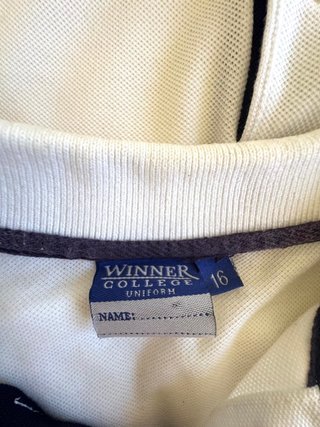 Lote 2 polos uniforme escolar Lope de Vega,Talla16