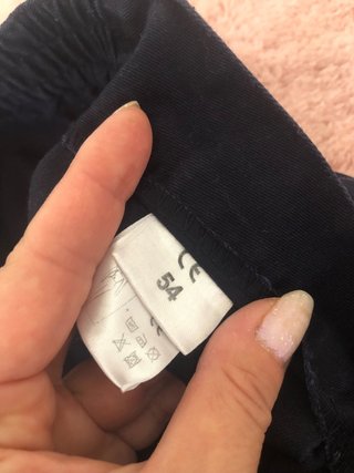 Pantaloni da lavoro blu con riflettenti