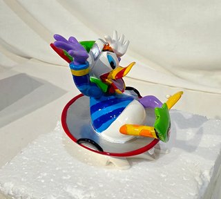 Britto Paperino Statua Slitta 4046360