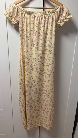 Vestido flores amarillo