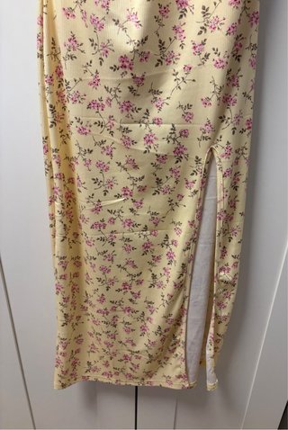 Vestido flores amarillo