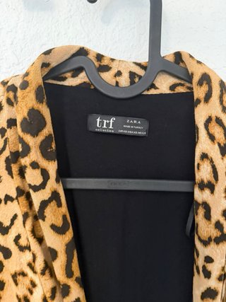 Vestido Zara Leopardo Midi
