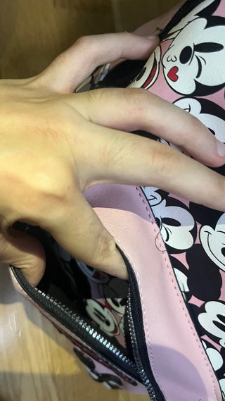 Mochila Minnie Mouse Rosa y Negra