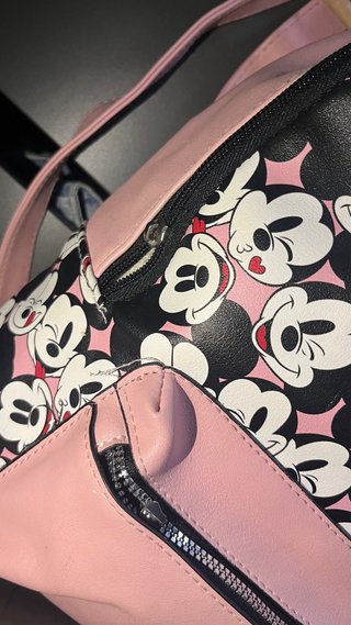 Mochila Minnie Mouse Rosa y Negra