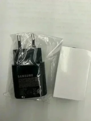 Cargador Samsung Cable + Enchufe 25W Color Negro.