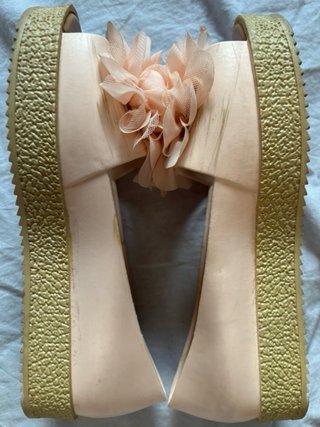 Scarpe Platform Rosa Donna Open Toe