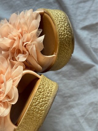 Scarpe Platform Rosa Donna Open Toe