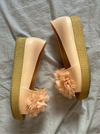 Scarpe Platform Rosa Donna Open Toe
