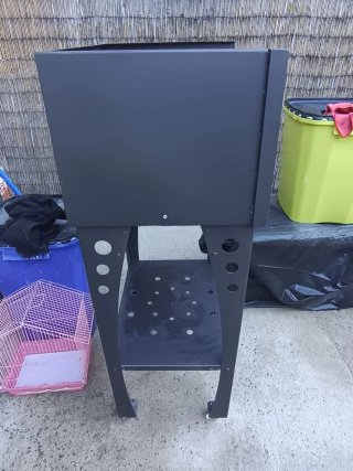 Barbacoa de hierro fuerte para carbón o leña !!