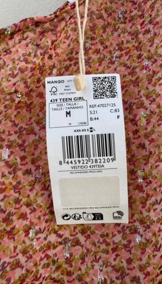 Vestido corto asimétrico rosa-coral