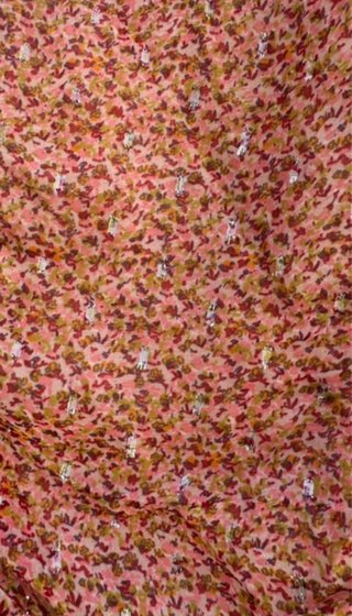 Vestido corto asimétrico rosa-coral