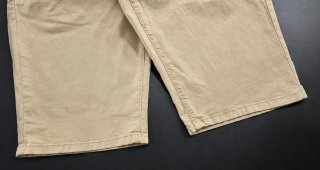 Bermudas hombre vintage chino beige elásticas M/L