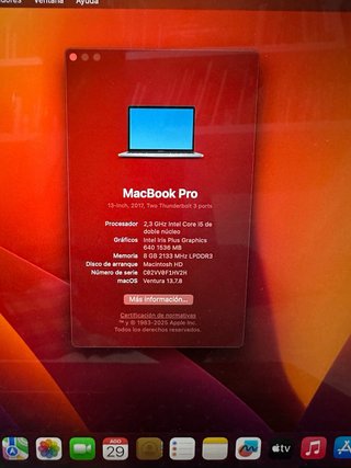 MacBook Pro 2017 Grigio Siderale 13"