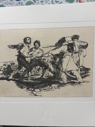 Lámina facsímil Goya