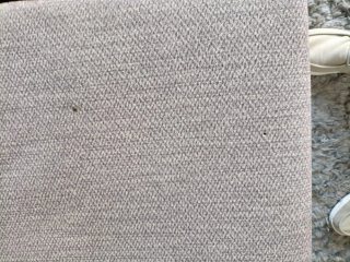 Sofá de tela beige/gris 250x100cm