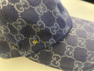 Gorra Gucci GG Azul y Gris