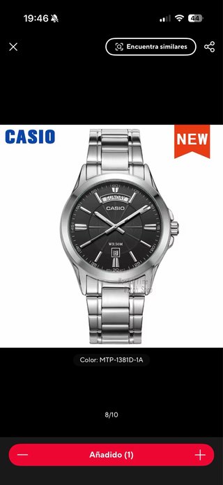 Reloj Casio DayDate MTP-1381D-1A