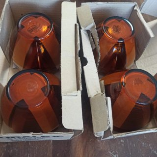 12 cuencos Duralex ámbar