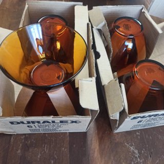 12 cuencos Duralex ámbar